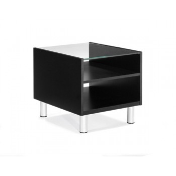 End Table with Glass Top 